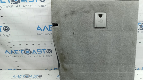 Rear seat backrest, 2nd row, left, Toyota Prius 30 10-15, dark gray velour, back side dry-cleanable