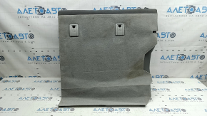 Rear seat backrest, 2nd row, right, Toyota Prius 30 10-15, dark gray velour, with belt and armrest, back side for dry cleaning