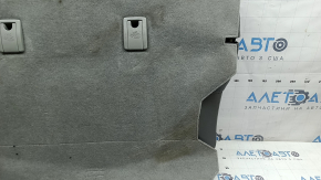 Rear seat backrest, 2nd row, right, Toyota Prius 30 10-15, dark gray velour, with belt and armrest, back side for dry cleaning