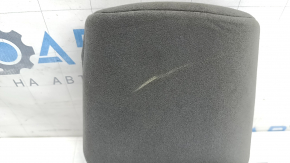 Headrest 2nd row right Toyota Prius 30 10-15 velour, dark gray, dented, dry cleanable