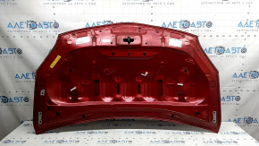 Naked hood Toyota Prius 30 10-15 aluminum, red 3R3