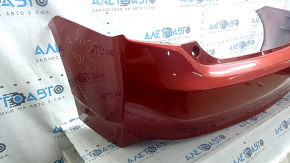 Rear bumper bare Toyota Prius 30 10-15 red, cracked fasteners