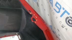 Rear bumper bare Toyota Prius 30 10-15 red, cracked fasteners