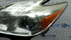 Left front headlight Toyota Prius 30 12-15 rest, halogen, scratches, for polishing