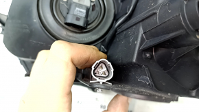 Front right headlight Toyota Prius 30 12-15 rest, halogen, needs polishing, scratches, cracks under the glass