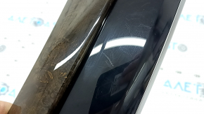 Right front panel trim BMW X5 F15 14-18 wood gloss, scratches