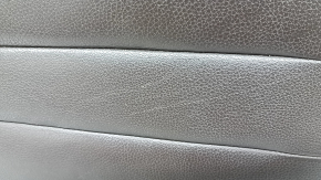Driver's seat cushion upholstery BMW X5 F15 14-18, brown Dakota MOKKA leather, heated, cracked, scratches