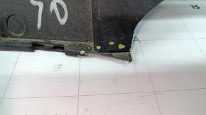 Rear bumper central bracket BMW 3 G20 19-22 broken fasteners, fractures