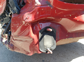 Rear panel BMW 3 G20 19-26 2 parts, on the body, red, dented