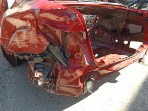 Rear panel BMW 3 G20 19-26 2 parts, on the body, red, dented