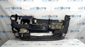 Front dashboard with AIRBAG Toyota Prius 30 10-13 black, with air duct deflector, scratch