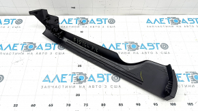 Right passenger seat runner trim BMW X5 F15 14-18 black