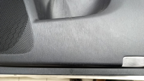 Door trim, front right card, Toyota Prius 30 10-15, black, gray fabric insert, dry cleanable, scratches