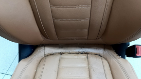 Passenger seat BMW 3 G20 19-22 with airbag, electric, heated, Sport, brown leather COGNAC, dry cleanable