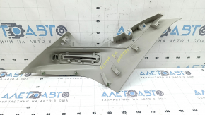 Right rear lower rear pillar trim Volvo XC90 16-26 under the belt, gray, 2 parts, scratches