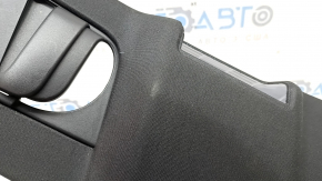 Upper right center pillar trim, Volvo XC90 16-26, black, dry cleanable, worn