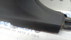 Lower right center pillar trim Volvo XC90 16-26 black, scratches