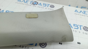 Upper right front pillar trim Volvo XC90 16-26 gray, needs cleaning, scratches
