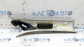 Upper left front pillar trim Volvo XC90 16-26 gray, needs cleaning, scratches