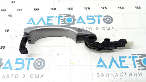 External rear right door handle complete Audi A6 C7 12-18 keyless, with backlight, chrome, scratches