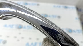 External rear right door handle complete Audi A6 C7 12-18 keyless, with backlight, chrome, scratches