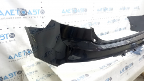 Rear bumper bare upper part Volvo XC90 16-19 for auto parking, black, scratches
