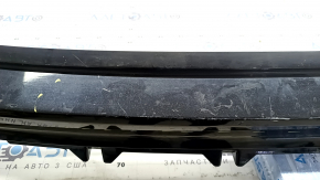 Rear bumper bare upper part Volvo XC90 16-19 for auto parking, black, scratches