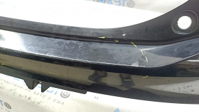 Rear bumper bare upper part Volvo XC90 16-19 for auto parking, black, scratches