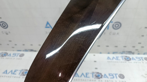 Molding for the door trim of the rear left Volvo XC90 16-20, birch wood, with backlight, scratches
