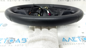 Naked steering wheel BMW X5 F15 14-18 black leather with heating, Sport, leather peeled off
