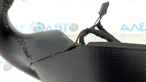 Naked steering wheel BMW X5 F15 14-18 black leather with heating, Sport, leather peeled off