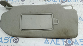 Left sun visor Volvo XC90 16-26 gray with backlight, without hook, dry cleanable