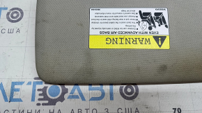 Left sun visor Volvo XC90 16-26 gray with backlight, without hook, dry cleanable