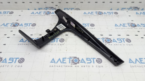 Front center console trim Volvo XC90 16-23 type 1, black leather, broken fasteners