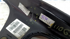 Front center console trim Volvo XC90 16-23 type 1, black leather, broken fasteners