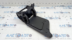 Volvo XC90 16-22 center console armrest type 1, black leather with bracket, scratches on plastic