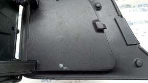 Volvo XC90 16-22 center console armrest type 1, black leather with bracket, scratches on plastic