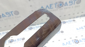 Volvo XC90 16-23 lower central dashboard trim, birch wood, gloss, scratches