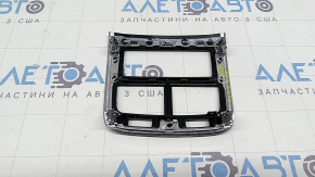 Rear center console trim Volvo XC90 16-25 type 1, gloss black, scratches