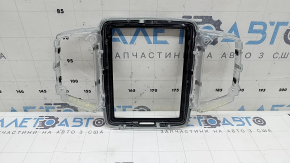 Front panel trim, monitor frame, Volvo XC90 16-25, black gloss, scratches