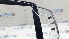 Front panel trim, monitor frame, Volvo XC90 16-25, black gloss, scratches