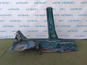 Central left body pillar VW Passat 20-22 on the body, with a threshold, non-standard, butt