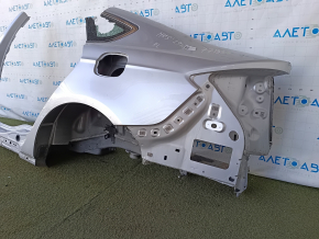Quarter wing rear left Ford Fusion mk5 13-20 sawed off with central pillar, silver, dented
