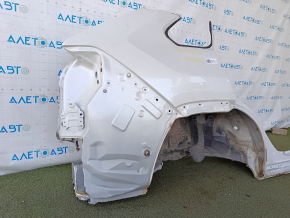 The quarter wing of the rear right Toyota Rav4 19-20 is sawed off, white, dented