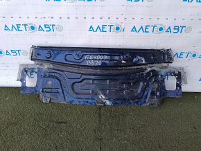 Rear panel VW Passat 20-22 assembled, 2 parts, drilled. Blue