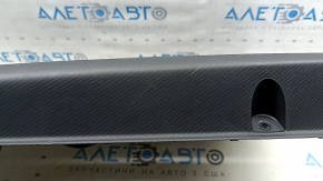 Door trim card front left Ford Mustang Mach-E 21-26 black, insert black leather, armrest black leather, with handle, scratches, worn leather