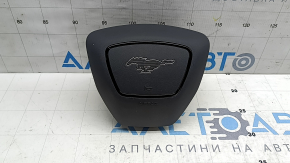 Airbag in the steering wheel, driver's side, Ford Mustang Mach-E 21-26, black with black emblem