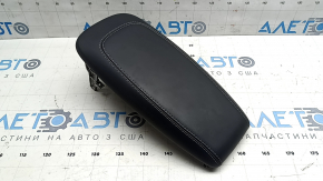 Ford Mustang Mach-E 21-26 armrest, black leather with gray stitching