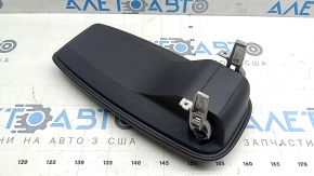 Ford Mustang Mach-E 21-26 armrest, black leather with gray stitching