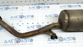 Rear muffler with barrel Toyota Prius 30 10-15 rusty
